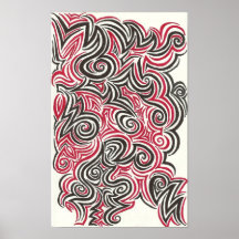 Vi rojo (y negro) posters