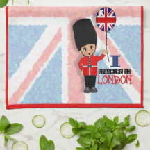 Viajé a la toalla de cocina de Londres
