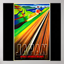 Viaje Arte-Japón del Poster-Vintage