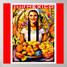 Viaje Arte-México del Poster-Vintage
