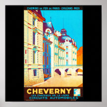 Viaje-Cheverny del Poster-Vintage