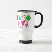 Viaje de la diva del bingo/taza del viajero