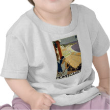 Viaje de Monte Carlo Mónaco del vintage Camisetas