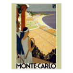 Viaje de Monte Carlo Mónaco del vintage Postales