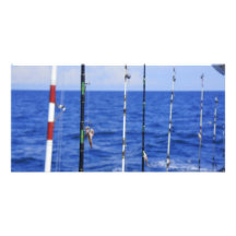 Viaje de pesca tarjetas fotográficas 