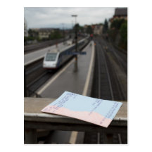 Viaje de tren postal