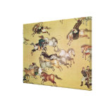 Viaje del detalle de Qianlong del emperador de a Impresiones En Lona Estiradas