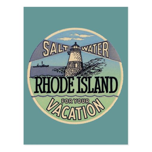 Viaje del vintage de Rhode Island Tarjetas Postales