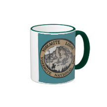 Viaje del vintage - Yosemite Tazas De Café