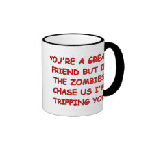 Viaje del zombi taza