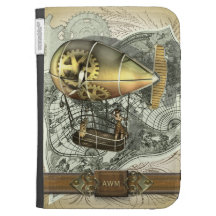 Viaje dirigible del aire de Steampunk personalizad