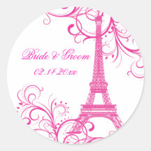 Viaje Eiffel del La de PixDezines+Fondo de Swirls/ Pegatinas