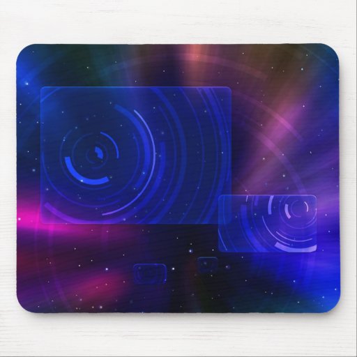 Viaje espacial alfombrilla de ratones