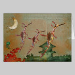 Viaje Notecard del claro de luna de los dragones d tarjetas