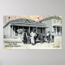 Viaje por carretera 1908 de Cobre Nevada Poster