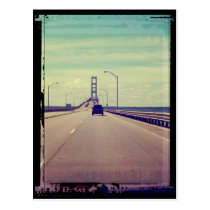 Viaje por carretera de Michigan tarjetas postales
