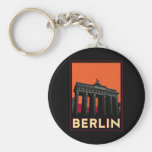 viaje retro del art déco más oktoberfest de Berlín Llaveros Personalizados