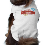Viajero de mundo camisetas de mascota