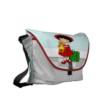 Viajero del chica bolsa messenger