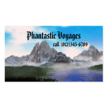 viajes phantastic tarjeta de visita