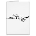 Viajes y viajes tarjetas