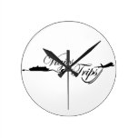 Viajes y viajes reloj de pared