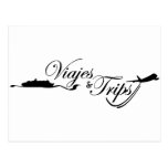 Viajes y viajes tarjetas postales