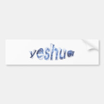 Vibración Bleu de Yeshua Pegatina De Parachoque
