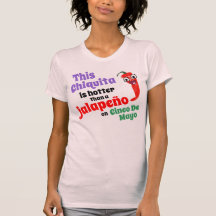 Vibre que un Jalapeno en Cinco De Mayo Camisetas
