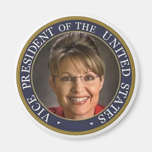 Vicepresidente Sarah Palin Imán Para Frigorifico