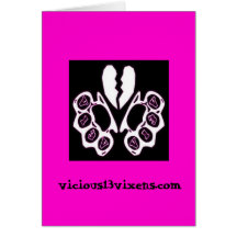 Vicious13vixens Notecards Felicitacion