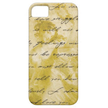 Victorian de la escritura del orgullo y del perjui iPhone 5 carcasas