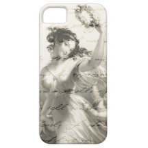 Victorian de la escritura del orgullo y del perjui iPhone 5 Case-Mate carcasas