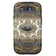 Victorian del damasco de Debusschère Galaxy S3 Funda