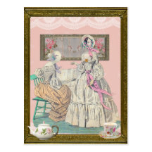 Victorian Ladies Wens Kaart