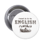 Victorian orgulloso del profesor de inglés pin