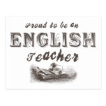 Victorian orgulloso del profesor de inglés postales