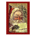 Victorian Papá Noel del vintage Comunicado Personal