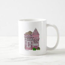 Victorian "rosa pintado de la señora" - tazas