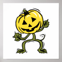 vid derecha del hombre de la calabaza poster