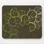 Vid/modelo espirales ornamentales Mousepad moderno Tapete De Ratones