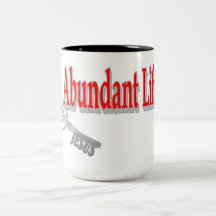 Vida abundante: La llave - v1 (Juan 10: 10) Taza De Café