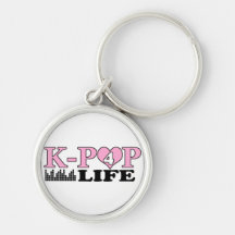 VIDA DE K-POP 4 LLAVERO PERSONALIZADO