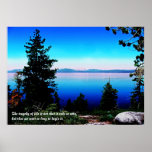 Vida de la costa costa de California Poster
