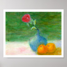 Vida de la flor y todavía de la fruta, poster