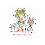 Vida de la luz de navidad CH-001 Tarjeta Postal