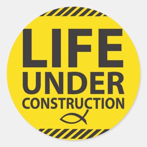 Vida debajo del Construcción-st Etiqueta