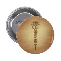 Vida del caduceo que da la vara romana pins