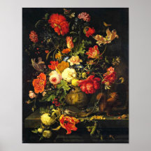 Vida floral del vintage elegante aún; Mignon de Ab Posters