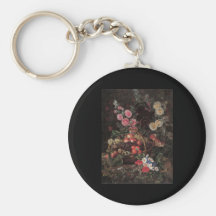 Vida floral opulenta de Jensen aún Llavero